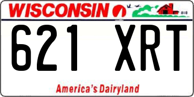WI license plate 621XRT