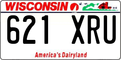 WI license plate 621XRU