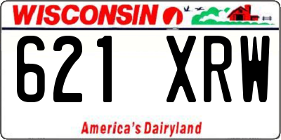 WI license plate 621XRW