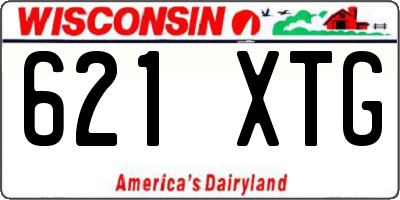 WI license plate 621XTG