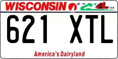 WI license plate 621XTL