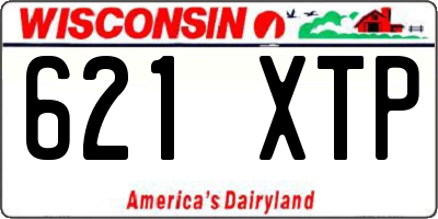 WI license plate 621XTP