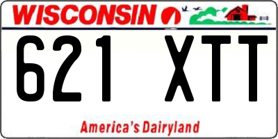 WI license plate 621XTT