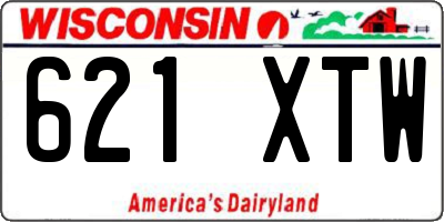 WI license plate 621XTW