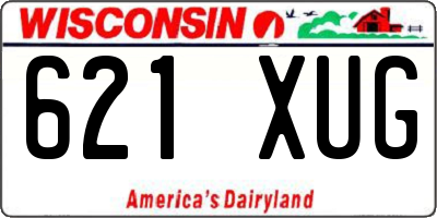 WI license plate 621XUG