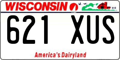 WI license plate 621XUS