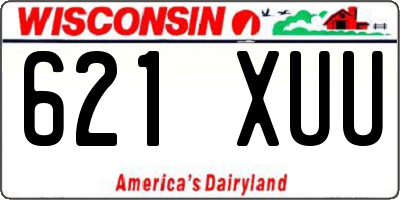 WI license plate 621XUU