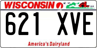 WI license plate 621XVE