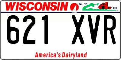 WI license plate 621XVR