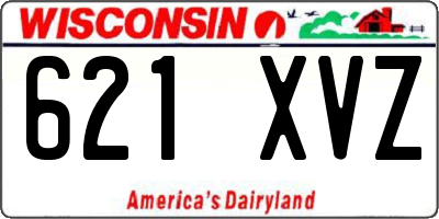 WI license plate 621XVZ