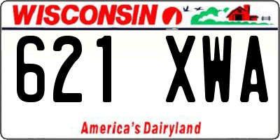 WI license plate 621XWA