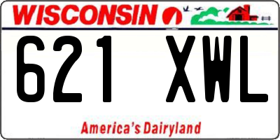 WI license plate 621XWL