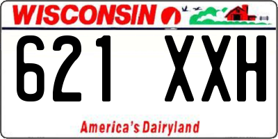 WI license plate 621XXH