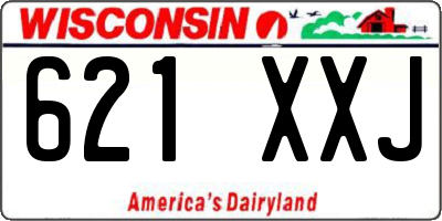 WI license plate 621XXJ