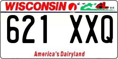 WI license plate 621XXQ