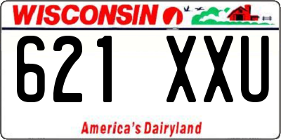 WI license plate 621XXU