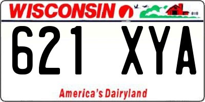 WI license plate 621XYA