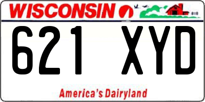 WI license plate 621XYD