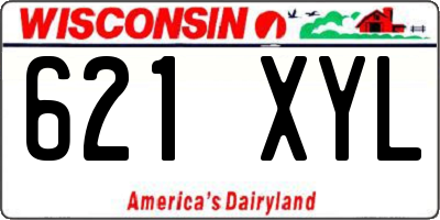 WI license plate 621XYL