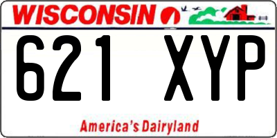 WI license plate 621XYP