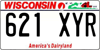 WI license plate 621XYR
