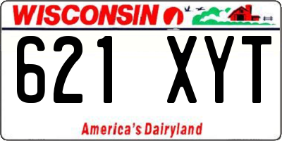 WI license plate 621XYT