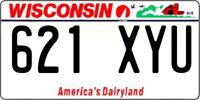 WI license plate 621XYU