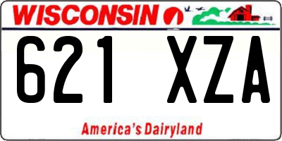 WI license plate 621XZA