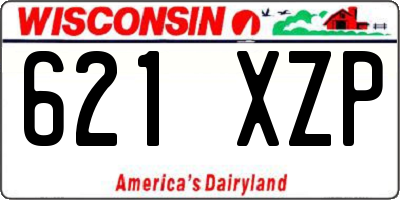 WI license plate 621XZP