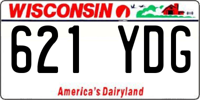 WI license plate 621YDG