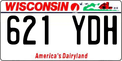 WI license plate 621YDH
