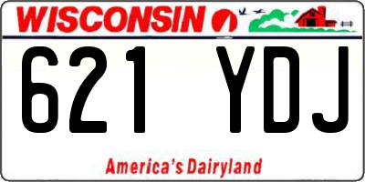 WI license plate 621YDJ