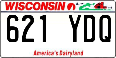 WI license plate 621YDQ