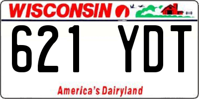 WI license plate 621YDT