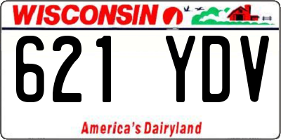 WI license plate 621YDV