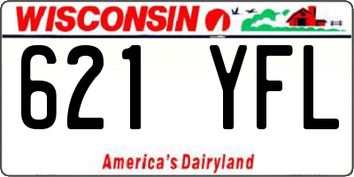 WI license plate 621YFL