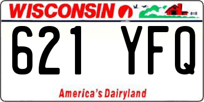WI license plate 621YFQ