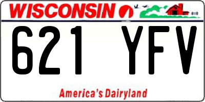 WI license plate 621YFV