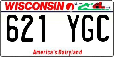 WI license plate 621YGC