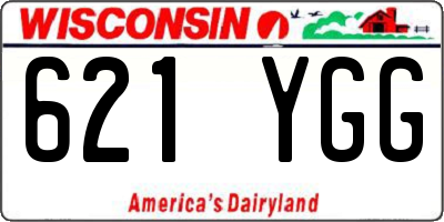 WI license plate 621YGG