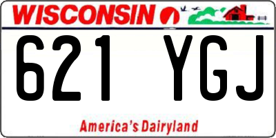 WI license plate 621YGJ