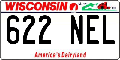 WI license plate 622NEL