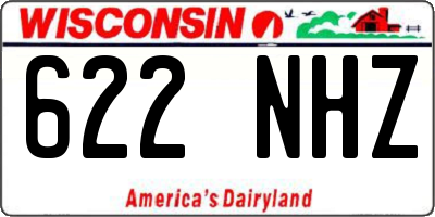 WI license plate 622NHZ