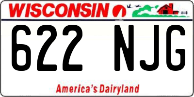 WI license plate 622NJG