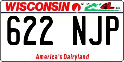 WI license plate 622NJP