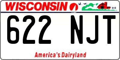 WI license plate 622NJT