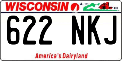 WI license plate 622NKJ