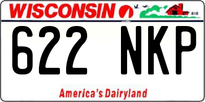 WI license plate 622NKP