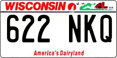 WI license plate 622NKQ
