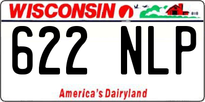 WI license plate 622NLP